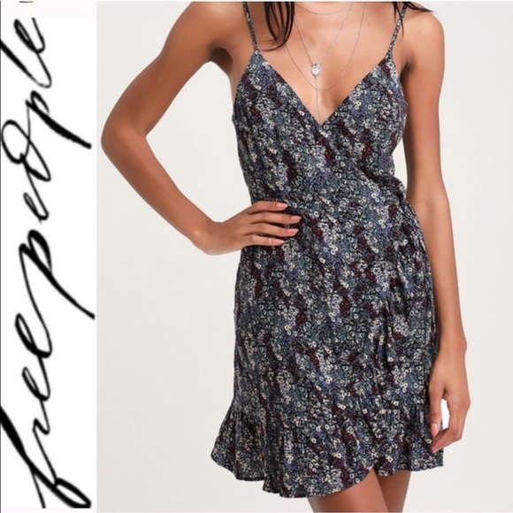 Free People Dresses & Skirts - 🆕 Free People Black Multi Floral Print Dress